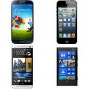 Castiga un smartphone la alegere intre: Samsung Galaxy S4, iPhone 5, HTC One sau Nokia Lumia 920