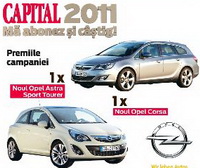 Castiga 2 masini: Opel Astra Sport Tourer si Opel Corsa