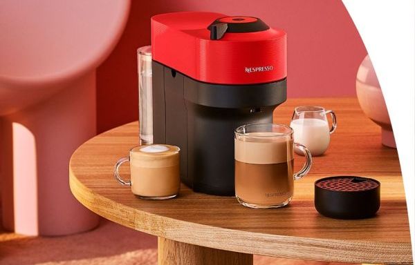 Câștigă un espressor cu capsule Nespresso Vertuo Pop Spicy Red