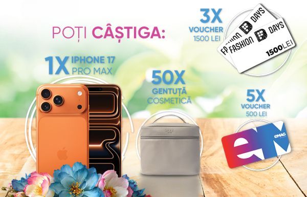 Câștigă un telefon iPhone 17 Pro Max 256GB 5G