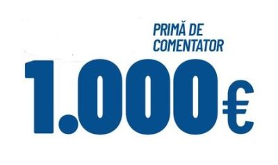 Câștigă 5 premii a câte 1.000 de euro fiecare