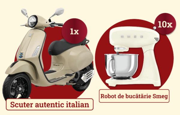 Câștigă un scuter Vespa Primavera 125