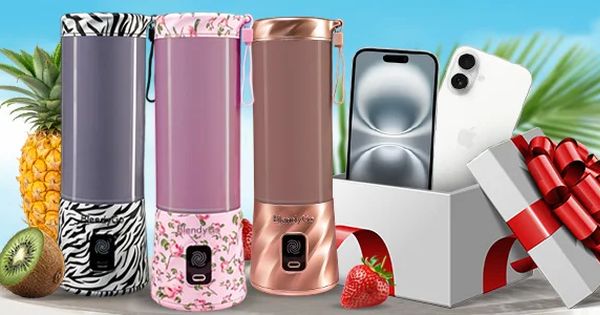 Câștigă 2 telefoane iPhone 17 128GB 5G