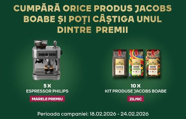 Câștigă espressoare Philips Barista Brew PSA3218/01