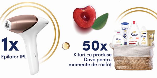 Câștigă un epilator IPL Philips Lumea