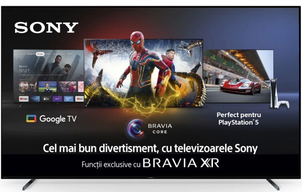 Câștigă 4 televizoare OLED Smart Sony Bravia XR65A80K