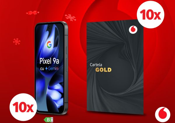 Câștigă 10 telefoane Google Pixel 9a 128GB 5G