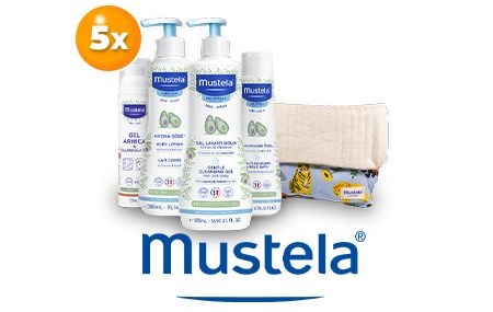 Câștigă 5 seturi cosmetice Mustela