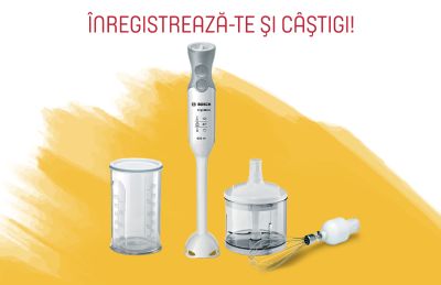 Câștigă un mixer vertical Bosch