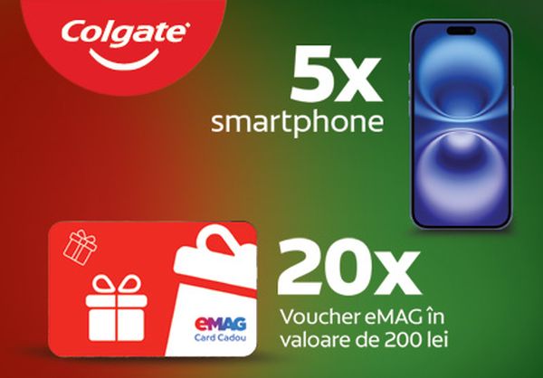 Câștigă 5 telefoane iPhone 16 128GB 5G