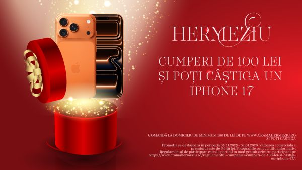 Câștigă un telefon iPhone 17 256GB 5G
