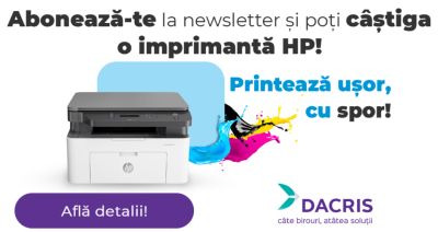 Câștigă o imprimantă multifuncțională HP Laser 135A