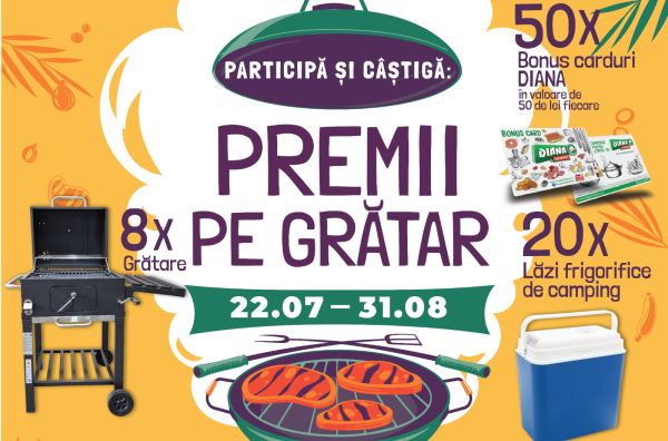 Câștigă 8 grătare de grădină