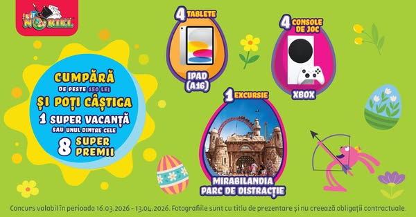 Câștigă o vacanță la parcul de distracții Mirabilandia