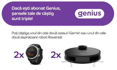 Câștigă 2 ceasuri smartwatch Garmin Fenix 6S