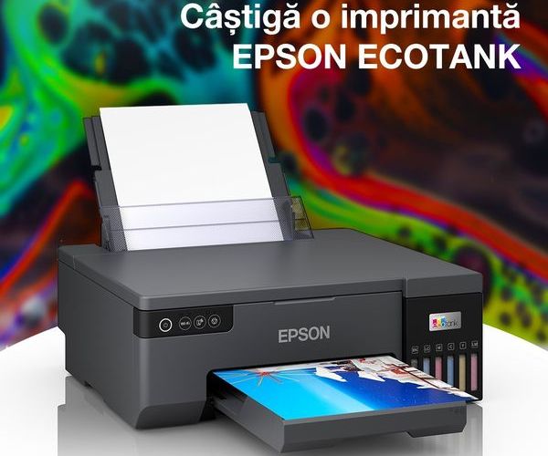 Câștigă o imprimanta Epson EcoTank L8050