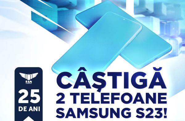 Câștigă 2 telefoane Samsung Galaxy S23 128GB 5G