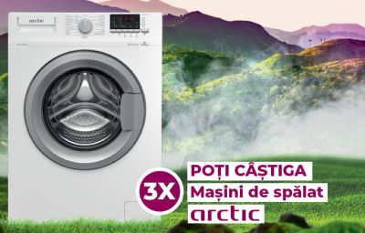 Câștigă 3 mașini de spălat rufe Arctic