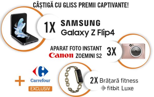 Câștigă un telefon Samsung Galaxy Z Flip 4