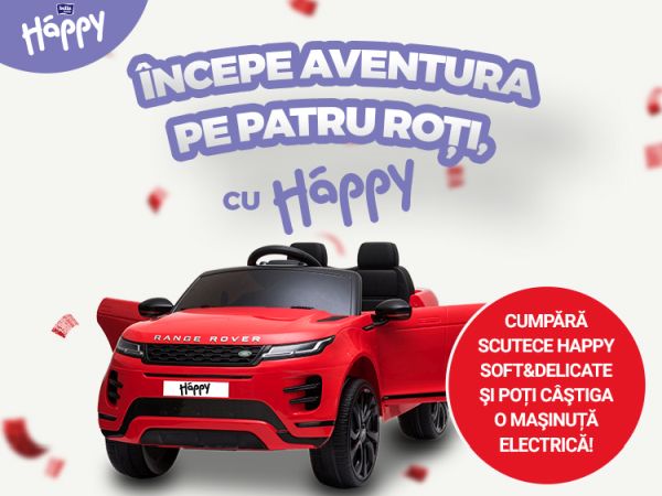 Câștigă 8 mașinuțe electrice Range Rover Evoque