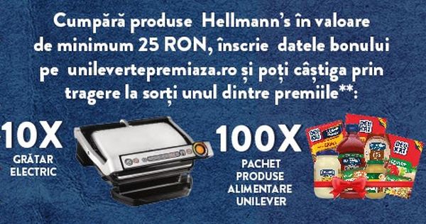 Câștigă 10 grătare electrice Tefal OptiGrill+ GC712D34