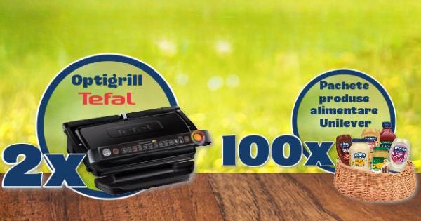 Câștigă 2 grătare electrice Tefal OptiGrill+ XL GC727810