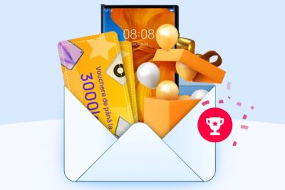 Câștigă un smartphone pliabil Huawei Mate Xs