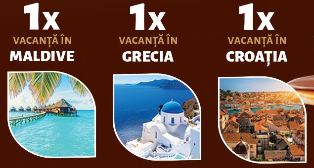 Câștigă 3 vacanțe în Maldive, Grecia și Croația