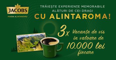 Câștigă 3 vacanțe de vis în valoare de 10.000 de lei fiecare