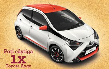 Câștigă o mașină Toyota Aygo