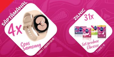 Câștigă 4 ceasuri Samsung Galaxy Watch 4