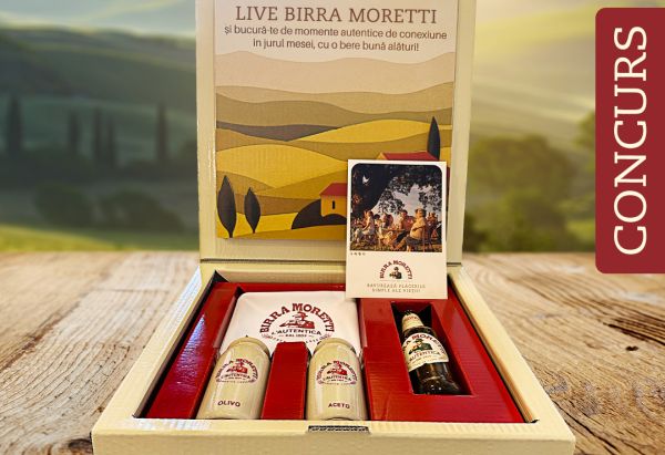 Câștigă 8 cutii Birra Moretti L'Autentica