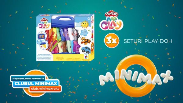 Câștigă 3 seturi de joacă Play-Doh Air Clay