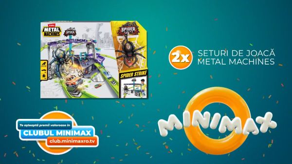 Câștigă 2 seturi de joacă Metal Machines