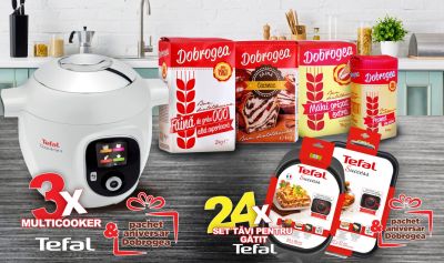 Câștigă 3 multicookere Tefal Cook4Me