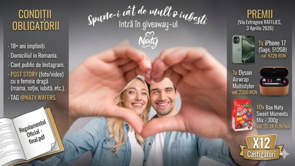 Câștigă un telefon iPhone 17 512GB 5G