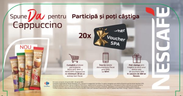 Câștigă 20 vouchere SPA în valoare de 500 lei fiecare