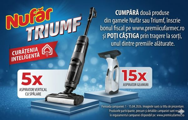 Câștigă 5 aspiratoare verticale cu spălare Rowenta X-Clean 4 GZ5035WO