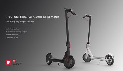 Câștigă 3 trotinete electrice Xiaomi M365