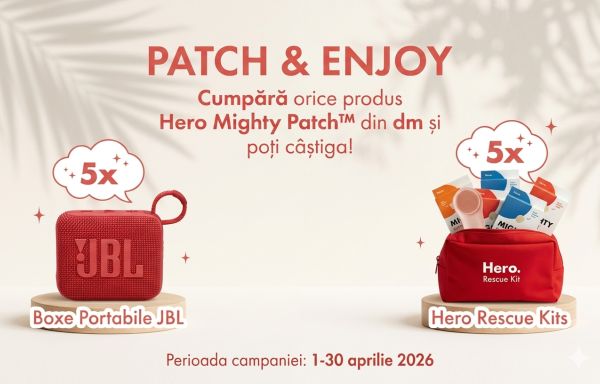 Câștigă 5 boxe portabile JBL Go 4