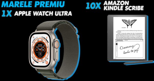Câștigă un smartwatch Apple Watch Ultra