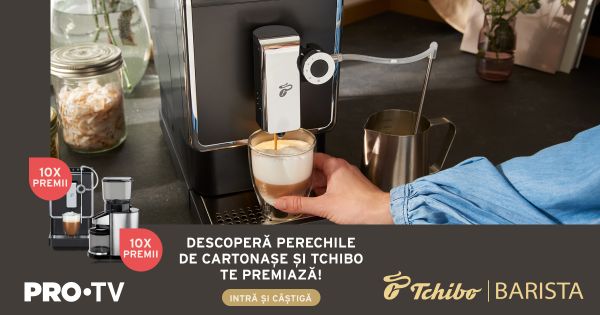 Câștigă 10 espressoare automate Tchibo Esperto Pro