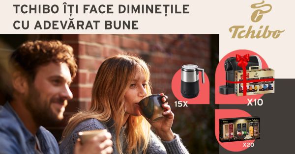 Câștigă 10 espressoare Tchibo Cafissimo Easy