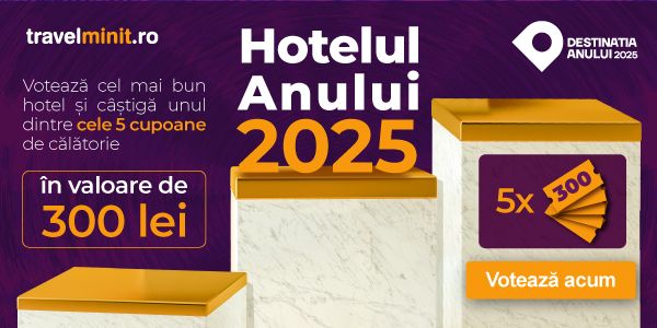 Câștigă 5 vouchere Travelminit în valoare de 300 lei fiecare