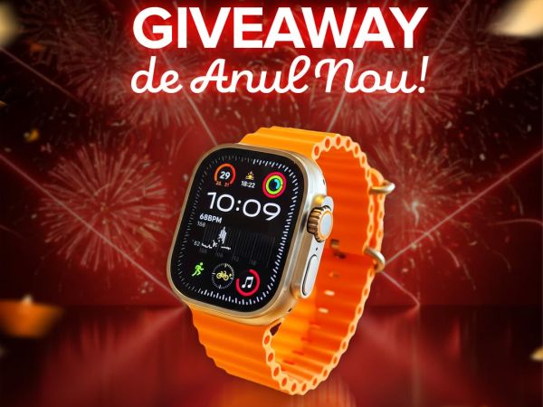 Câștigă un ceas Apple Watch Ultra 2