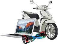 Castiga un scuter Piaggio, un laptop MacBook Air sau un Hoverboard