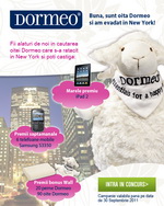 Castiga un iPad 2, 6 telefoane mobile Samsung S3350 si alte 110 premii Dormeo