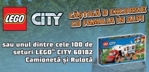 Câștigă o excursie cu familia în Alpi și 100 seturi LEGO City 60182