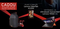 Castiga 4 laptopuri Lenovo IdeaPad Yoga 11s, 31 tablete Lenovo IdeaTab A1000 si 1.000 de ruscaci Lenovo
