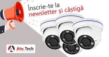 Câștigă 10 camere video de supraveghere Dome